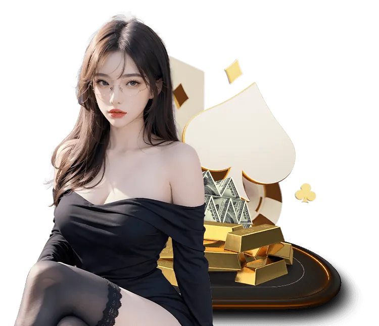 Bàn chơi Baccarat trực tuyến tại fafa191 với các lá bài và chip cược